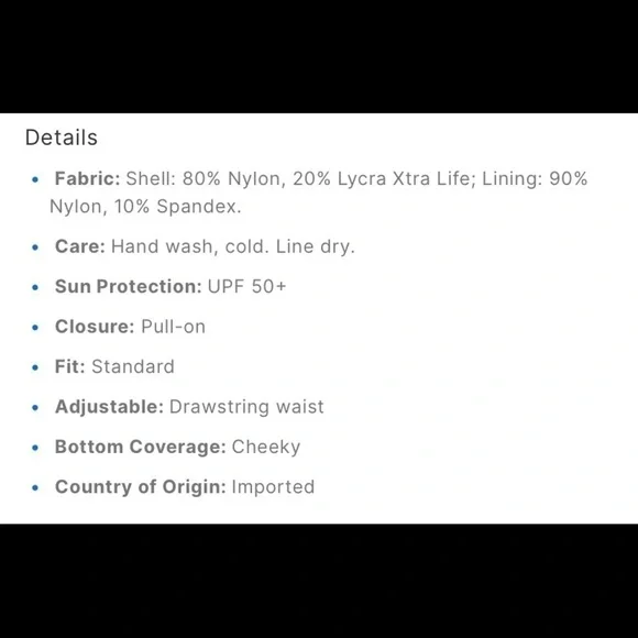 NWT Sporti Swim Bottom, Blue, sz XL - Picture 11 of 11